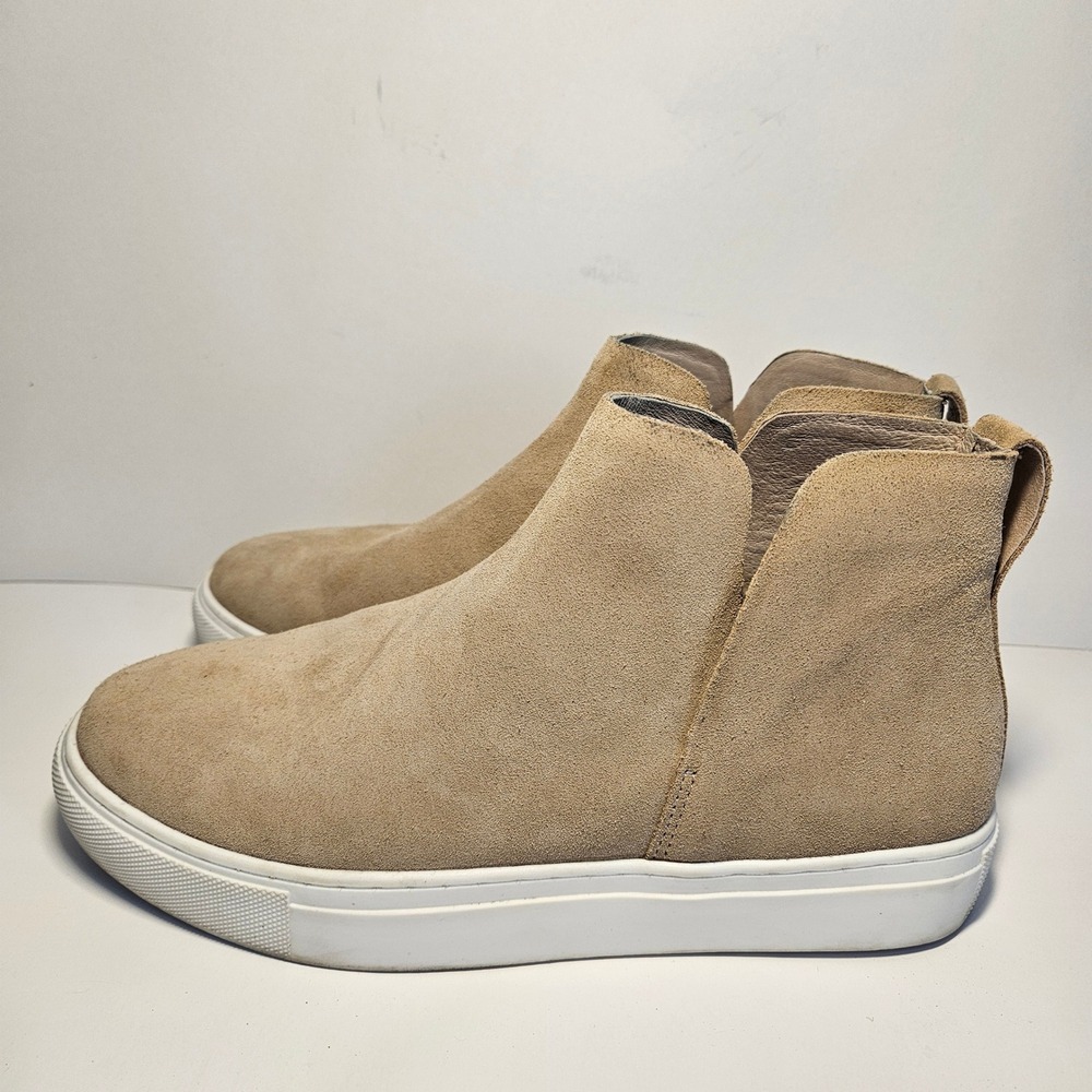 Birdies The Falcon Suede Ankle Boot Sneakers Sand Beige Women Size 7